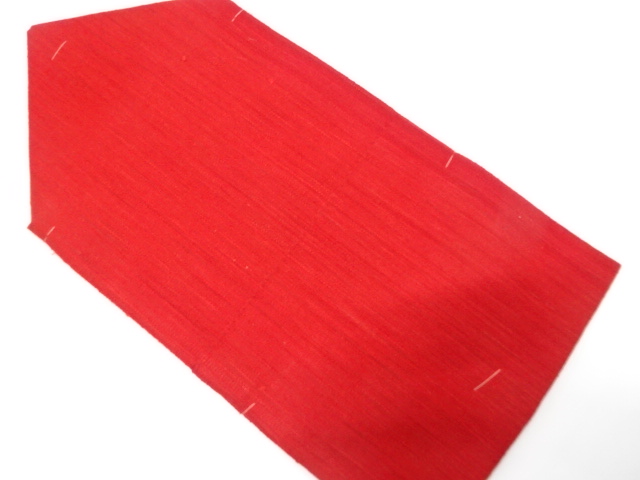 未使用品　手織り真綿紬　名古屋帯